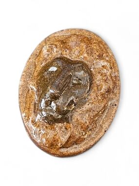 Handmade Lions Face Cabochon